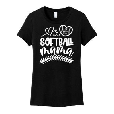 Ladies Softball Mama T-Shirt  Thumbnail