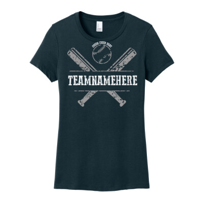 Ladies Team Name T-Shirt Thumbnail
